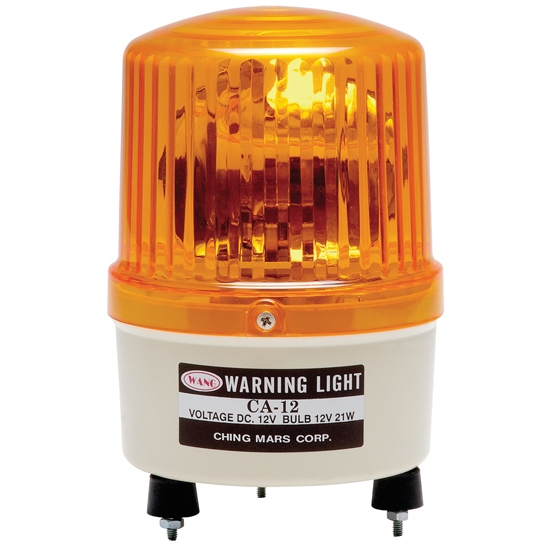LIGHT, ROTATING 12V AMBER MAGNETIC BASE C/W CAR PL